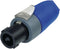Neutrik NL2FX Luidsprekerconnector Stekker, recht Aantal polen: 2 Zwart, Blauw 1 stuk(s)