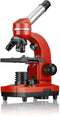 Bresser Junior Biolux SEL - Studenten Microscoop - Barlow Zoom Systeem LED verlichting - Rood