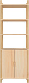 vidaXL - Hoge - kast - 60x40x173 - bewerkt - hout