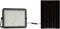 V-TAC VT-120W Zwarte Solar schijnwerpers - 10W - IP65 - 1200 Lumen - 6400K