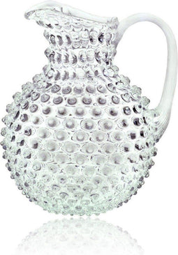 Anna Von Lipa - Waterkan Waterkaraf Schenkkan Dots Karaf Kan - Paris Hobnail 2L - Transparant Crystal