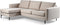 Furntastik Galatone 3 zits bank CL L+R, stof Chloe, beige