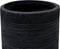 SAMOS - Bloempot - Zwart - 26 cm - Klei-vezelmengsel