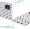 iMoshion Hoesje Geschikt voor Samsung Galaxy A71 Hoesje Siliconen - iMoshion Design hoesje - Transparant / Zwart / Hearts All Over Black