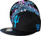 Capiche® Snapback Pet Heren – Nyx – Zwart & Zwart Kunstleer – Verstelbaar met Druksluiting – Sportcap – Baseball Cap – Mannen Cap – Griekse Mythologie