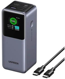 UGREEN Nexode - Powerbank 20000mAh 130W - 2x USB-C 1x USB-A - Digitaal display