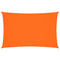 Zonnescherm rechthoekig 2x5 m oxford stof oranje