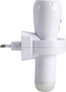 Alecto ATL-110 - LED Zaklamp - Noodverlichting met lichtsensor - Wit