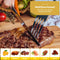 HI NATURE™ Steakmessen - Messenset RVS - 6x Vaatwasserbestendig 22cm - Zilver (6 stuks)