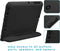 Tablet Hoes Kinderen Geschikt voor Samsung Galaxy Tab S2 9.7 - Kidsproof Backcover met handvat - Zwart /Zwart