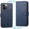 iMoshion Hoesje Geschikt voor iPhone 13 Pro Max Hoesje - iMoshion Luxe Bookcase - Donkerblauw