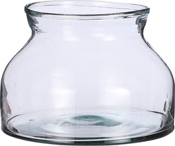 Mica Decorations Vienne Schaal - H15 x Ø27 cm - Gerecycled Glas - Transparant