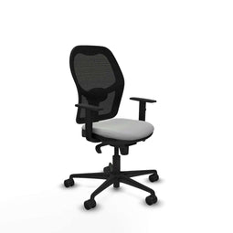 Piqueras y Crespo 1D036N0 - Bureaustoel - Hoogteverstelbaar met armleuning - Lichtgrijs