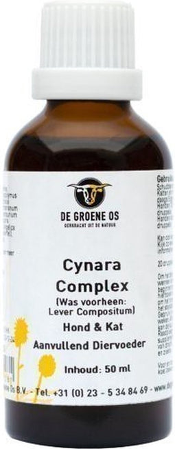 De Groene Os Cynara Complex Hond / Kat 50 ML