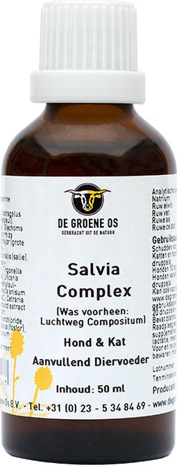 De Groene Os Salvia Complex Hond / Kat 50 ML