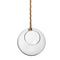 Mica Decorations sil deco glass ball transparent size in cm: 22.5