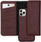 Selencia Hoesje Geschikt voor iPhone 11 Pro Hoesje Met Pasjeshouder - Selencia Tierra Uitneembare Slang Clutch - Donkerrood