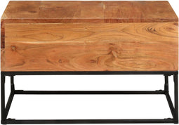 vidaXL - Salontafel - 68x68x41 - cm - massief - acaciahout