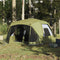 vidaXL - Tent - 10-persoons - waterdicht - snelontgrendeling - groen