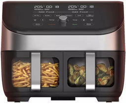 Instant Vortex Plus - Dual Airfryer - 8-in-1 functies - RVS 7,6 liter (8 Qt)