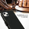 Selencia iPhone 15 Plus - Echt Lederen Bookcase - 3 Pashouders - Zwart