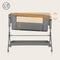 Lionelo Leonie Plus - Co-Sleeper 3 in 1 Wieg - Hoogteverstelling 6 Niveaus - Grijs