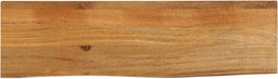 vidaXL - Tafelblad - met - natuurlijke - rand - 110x30x2,5 - cm - massief - mangohout