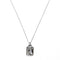 Laura Ferini Dames Ketting Faccina - Halsketting - 18K Wit Verguld - Zilver (1 stuk)