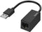 Hama Netwerk-adapter - USB-stekker - LAN/Ethernet-aansluiting - Fast-ethernet