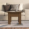 vidaXL - Salontafel - 55x55x42 - cm - spaanplaat - bruin - eikenkleur
