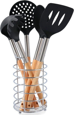 Set Keukengerei Quid Baobab Plastic (12,5 x 12,5 x 36 cm) (6 pcs)