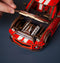 UNIDRAGON Houten 3D Puzzel Voor Volwassenen Woosaic - Stallion GT Rood - 248 stukjes - 25,5x11x7,5 cm