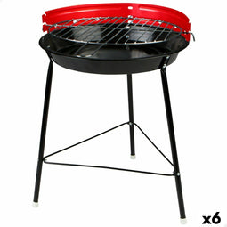 Barbecue Draagbare Aktive Rood 37 x 44 x 33 cm Plastic Ijzer