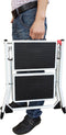 Tatkraft ROCK - Vouwladder 2 Treden - Draagkracht 150 kg - EN Gecertificeerd (49,5x48,5x44,5 cm)