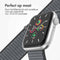 imoshion Nylon⁺ bandje - Geschikt voor Apple Watch 1, 2, 3, 4, 5, 6, 7, 8, 9, 10 (42 mm), SE - 38/40/41 mm - Groen - One Size
