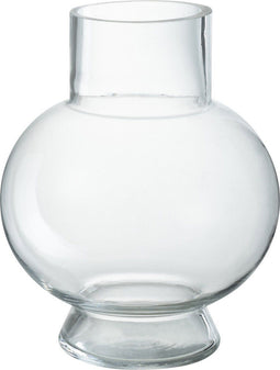 J-Line vaas Bol - glas - transparant - small - Ø 18 cm
