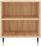 vidaXL - Salontafel - 102x44,5x50 - cm - bewerkt - hout - sonoma - eikenkleurig