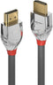 Lindy 37870 - HDMI-kabel - 4K UHD 0.50 m - Zilver Zwart