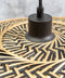 GOOD&MOJO Hanglamp Bali - Bamboe/Zwart - Ø60cm - Scandinavisch,Bohemian - Hanglampen Eetkamer, Slaapkamer, Woonkamer
