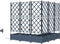 vidaXL - Tuinplanten - met - Water - Irrigatiesysteem - - - 5 - stuks - - - Grijs