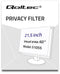 Qoltec 51055 - Privacyfilter voor Monitor - 21,5 inch - Wit Zwart