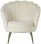 Home ESPRIT - Leunstoel - Stof zitting - Crème 80 x 75 x 86 cm