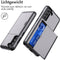 iMoshion Hoesje Geschikt voor Samsung Galaxy S21 FE Hoesje - Ruimte voor 2 pasjes - iMoshion Backcover met pasjeshouder - Grijs