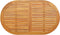 vidaXL - Tafelblad - 120x70x2,2 - cm - Ovaal - Massief - Acaciahout