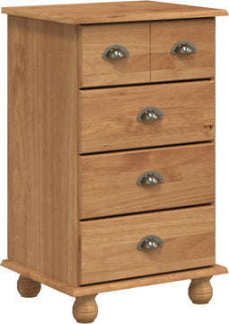 vidaXL - Ladekast - 'ASKIM'Honingbruin - 45,8x40x79 - cm - Massief - Hout