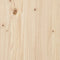vidaXL - Hondenmand - 75,5x55,5x28 - cm - massief - grenenhout