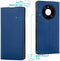 iMoshion Hoesje Geschikt voor Huawei Mate 40 Pro Hoesje Met Pasjeshouder - iMoshion Slim Folio Bookcase - Donkerblauw