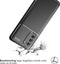 iMoshion Hoesje Geschikt voor Motorola Moto G31 Hoesje Siliconen - iMoshion Carbon Softcase Backcover - Zwart
