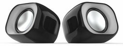 HP DHS-2111 - Bekabelde luidsprekerset 2.0 - Hoge geluidskwaliteit - Zwart