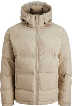 JACK&JONES ESSENTIALS JJESEAMLESS RECYCLE PUFFER SN - Heren Jas - Lichtgewicht voering en capuchon - Maat S